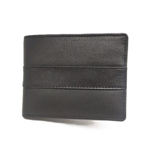 กระเป๋าสตางค์ผู้ชายแบบ RFID พร้อมช่องใส่บัตร  วัสดุหนัง  แบบพับได้  บุโพลีเอสเตอร์  หนังวัวแท้  ชุดของขวัญ  รับทำแบรนด์ตามสั่ง  กระเป๋าเดินทางขนาดเล็ก - Product Image 1
