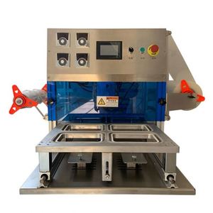 Machine de scellage de gobelets pour nouilles instantanées, électrique, entièrement automatique, de table, pour sachets de boissons et films. - Product Image 1