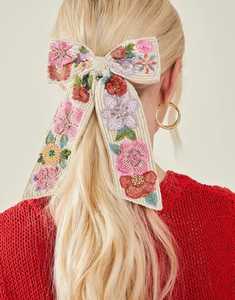 Diadema de cuentas hecha a mano con base de tela acolchada, aro de pelo con cuentas de colores, para uso diario de mujer, estilo bohemio, suministro al por mayor - Product Image 6