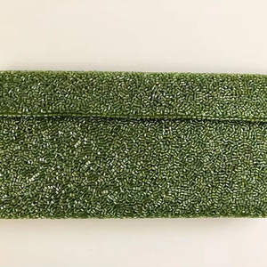 Bolso de cuentas indio hecho a mano, colorido, de lujo, artesanal étnico, con asa de baguette de cuentas de cristal, duradero, moderno, accesorio de moda de cristal - Product Image 3