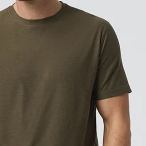 T-shirt décontracté pour homme, design personnalisable, streetwear, léger, séchage rapide, matière douce, prix bas, haute qualité - Product Image 4