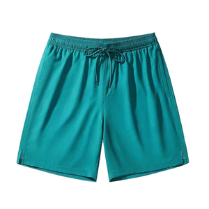 Nouvel Arrivage Short Homme Décontracté pour Fitness, Gym, Course, Golf, Natation, Taille Mi-Haute, 100% Coton Peigné, Braguette Zippée, Écologique, Couleur Unie - Product Image 4