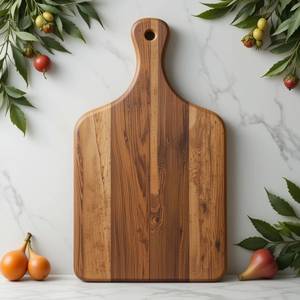 Tabla de Preparación de Alimentos de Madera Maciza Hecha a Mano - Product Image 4