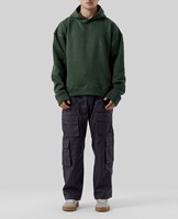 Sudaderas con capucha de invierno cálidas, bordadas con remaches, de varios estilos, tendencia urbana, de forro polar, unisex, streetwear, con gráficos web, de algodón liso