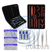 Kit d'entraînement complet à la suture chirurgicale avec coussin de suture cutanée pour étudiants en médecine DADDY D PRO