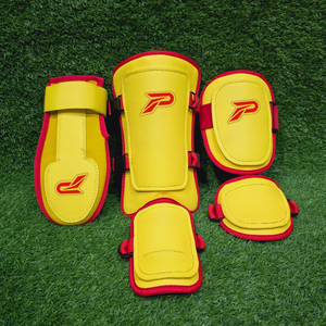 PROTIAN INDUSTRY Ensemble 3 pièces léger personnalisé pour batteur de baseball : Protège-coudes, protège-jambes et protège-mains de glisse – Matériaux PVC/ABS/Fibre de carbone - Product Image 1