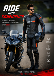 Traje de Motociclismo Deportivo Samroz de Una Pieza para Hombre con Armadura CE Extraíble, Resistente al Agua y al Viento para Todas las Estaciones, Traje de Carreras - Product Image 2