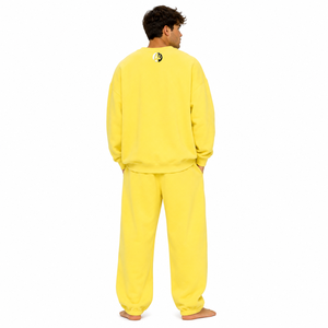 Traje de lana extragrande para hombre, hecho de tela de lana gruesa, de corte holgado y cómodo, tacto suave y cálida sensación acogedora para estar en casa o viajar. - Product Image 3