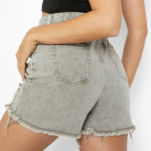 Shorts cargo en toile pour femme, taille basse, avec cordon de serrage, formel, imperméable, séchage rapide, écologique, ODM, motif léopard - Product Image 5