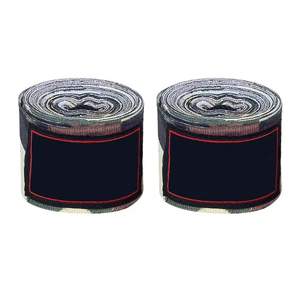 Bandage de main élastique personnalisé, respirant et écologique avec protection de la paume et logo en caoutchouc pour la boxe, les arts martiaux et l'entraînement de musculation - Product Image 5