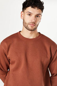 Sudadera de Cuello Redondo para Hombre, 100% Algodón, Color Borgoña, Personalizada, al por Mayor, Corte Clásico, Estampado Deportivo, Transpirable - Product Image 4