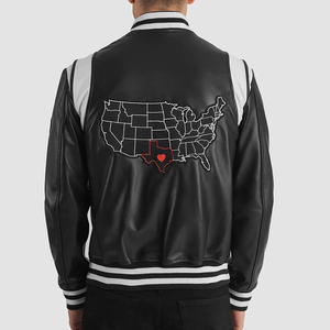 Nouvelle conception de veste en cuir pour homme, en toile, avec options OEM personnalisées, de haute qualité, respirante, à séchage rapide, pour un usage quotidien - Product Image 4