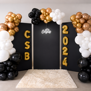 New Arrival Detachable Adjustable Rectangular Aluminum <b>Backdrop</b> <b>Stand</b> Set Portable Elegant Fashionable Christmas Photo Booth - Product Image 3