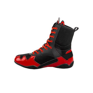 Chaussures de boxe respirantes légères en maille/cuir personnalisables de qualité supérieure, antidérapantes pour le kick boxing MMA - Product Image 3