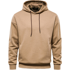 Vente en gros OEM : Sweat à capuche pour homme 100% coton épais, coupe oversize, personnalisable, économique, en molleton décontracté - Product Image 1