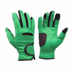 High Quality Cowhide Leather Horse Riding Gloves Custom Logo Printed Winter <b>Equestrian</b> Sports New Arrival Wholesale - Product Image 6