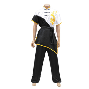 Uniforme de Kung Fu y Judo en Dos Tonos, Manga Larga, Transpirable, con Cinturón, Mezcla de Algodón, Personalizable, Talla Adulto - Product Image 1