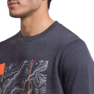 Sweat-shirt à col rond pour homme, 100% coton molletonné, épaules tombantes, style décontracté hiver, streetwear, pull doux brossé, OEM, marque privée - Product Image 6