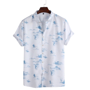 Camisas florales a juego del grupo familiar Trajes hawaianos de playa de verano - Product Image 1