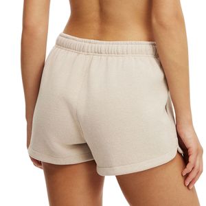 Shorts Deportivos de Algodón Premium para Mujer, Color Beige, Cintura Elástica, Casuales, para Verano, Gimnasio, Fitness, OEM - Product Image 3