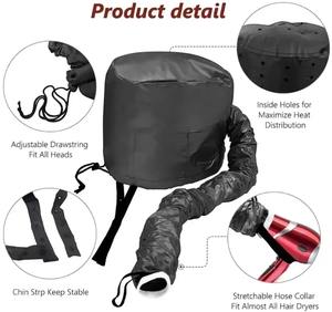 Agent de Traitement des Commandes Shopify pour le Dropshipping 2026 – Bonnet Chauffant Portable et Réutilisable pour Soin Capillaire et Séchage Rapide des Cheveux - Product Image 4