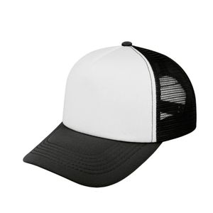 Casquettes de sport respirantes en maille à 5 panneaux pour la course et le baseball, avec logo personnalisé, vente en gros - Product Image 3