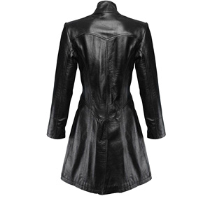 For Wear Women's <b>Winter</b> <b>Leather</b> <b>Jacket</b>-Customizable Adult Size Waterproof & Breathable Canvas Shell Cow Skin <b>Leather</b> Detail - Product Image 6