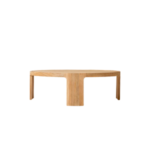 Luxury The Plaza Teak <b>Round</b> Outdoor Coffee <b>Table</b> Modern Resort Villa Hotel <b>Patio</b> Furniture Collection - Product Image 3