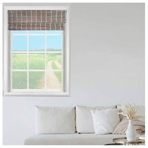 Persianas Romanas Inalámbricas Integradas de Diseño Natural Sencillo, Horizontales, de Alta Calidad, Ecológicas, de Bambú/Rami/Lino para Interiores - Product Image 2