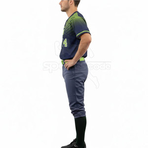 Uniforme de Béisbol Deportivo Transpirable de Poliéster Hecho a Medida, Ropa Deportiva Profesional para Mujer, Hecho en Pakistán - Product Image 3