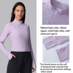 Nuevas y Elegantes Camisetas Deportivas de Manga Larga 2025 para Mujer, de Tela Modal, Transpirables, de Compresión, de Secado Rápido, Ajuste Ceñido, Protección UV - Product Image 4