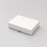 Boîte cadeau rigide magnétique haut de gamme écologique personnalisée avec logo sur mesure, emballage recyclable pour bijoux et mode