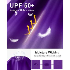 Chemise de protection UV personnalisée pour femmes, respirante, anti-UV, pour la course à pied et les activités de plein air - Product Image 5