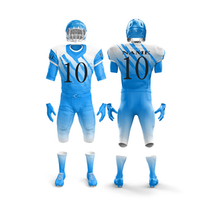 Camisetas de fútbol americano con diseño personalizado, logotipo impreso por sublimación, fabricadas en Pakistán para deporte y fitness. - Product Image 1
