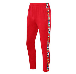 Conjunto Deportivo Premium para Hombre, Chaqueta con Cierre Completo y Pantalones Negros, Mangas Estampadas, Estilo Deportivo, para Otoño, Corte Regular, Poliéster - Product Image 6