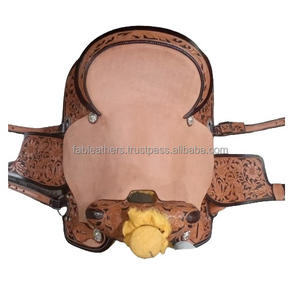 Selle de cheval sculptée antique en cuir véritable de haute qualité pour le plaisir de l'équitation et des courses disponibles en gros - Product Image 1