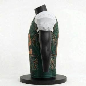 Camiseta de Fútbol Americano Profesional Personalizada, Manga Corta, Tejido Transpirable, Colores Personalizados Sublimados, Ropa Deportiva para Equipos - Product Image 4