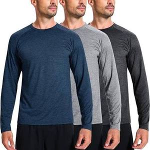 STELLAR Long Sleeve O-Neck Casual <b>Patchwork</b> T-<b>Shirt</b> Breathable Regular Fit Corduroy Fabric Spandex/Polyester 180g Men - Product Image 1