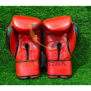 Guantes de Boxeo Personalizados de Piel Sintética Transpirable con Correa de Muñeca Ajustable para Entrenamiento de Sparring en Gimnasio para Adultos - Product Image 1