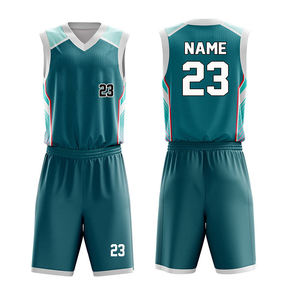 Ensemble Maillot et Short de Basketball Personnalisé en Gros – Tenue d'Équipe par Sublimation, Séchage Rapide, Léger, en Polyester – Kit Sportif - Product Image 3