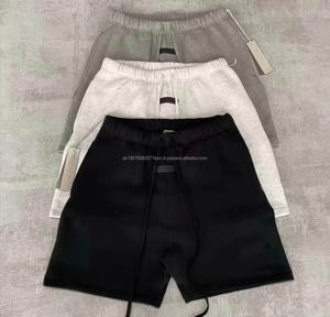 สินค้าจำเป็นสำหรับฤดูร้อน SS22 FW24 กางเกงขาสั้นผ้าฝ้ายผู้ชายแบรนด์หรู คุณภาพสูง เอวผูกเชือก สไตล์ลำลอง สปอร์ต ลายปัก - Product Image 3