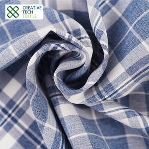 Tissu éco-responsable prêt pour l'avenir SWL-5E1371, structure à carreaux, Seawool PET/Polyester=31/69, idéal pour les vêtements de trekking durables - Product Image 4