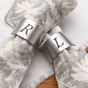 Porte-serviettes en métal, élégance classique, accessoire de table haut de gamme pour banquet, réception de mariage, restaurant et maison - Product Image 3