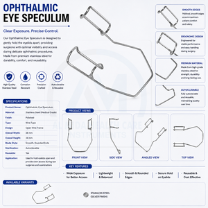 อุปกรณ์การแพทย์ AL MIDA HEALTH CARE INSTRUMENTS  ชุดเครื่องมือผ่าตัดตาแบบใช้มือ  ได้รับการรับรองมาตรฐาน CE ระดับ II  รับประกัน 3 ปี - Product Image 6