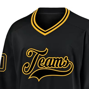 ดีไซน์ใหม่ล่าสุด ไซส์พลัส รับสั่งทำชื่อทีม ฮอกกี้ แบบรีดร้อน ระบายอากาศได้ดี สายปรับได้ ใช้ได้ทั้งชายและหญิง โพลีเอสเตอร์ 100% - Product Image 1