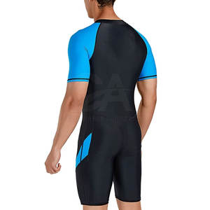 Traje de Baño para Hombre, Diseño 2026, Manga Corta, Color Personalizado, Traje de Natación Personalizado - Product Image 3