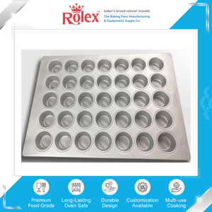 Bandeja para Hornear de la Más Alta Calidad, Apta para Horno, de 50 g y 0.6 mm de Espesor, Fabricada en Alusteel, para Muffins y Cupcakes, a Bajo Precio - Product Image 2