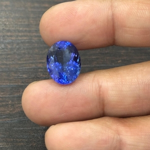 Tanzanita Natural, Corte Ovalado, Gema Azul, 15.01x11.43x8.06mm, 10.16CT, Certificada por GSI, Calidad AAAA, Piedra Suelta de Tanzania Tratada Térmicamente - Product Image 5