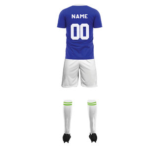 Quick Dry Breathable Fabric Soccer T-Shirt Reversible Football Uniforms with Team Number Printing Set Style Wear For <b>Men's</b> - Product Image 3