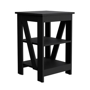 Taylor 3-Tier Storage <b>Side</b> <b>Table</b> Small Space Nightstand with End <b>Table</b> Function Console <b>Tables</b> <b>for</b> <b>Sofa</b> Use - Product Image 5